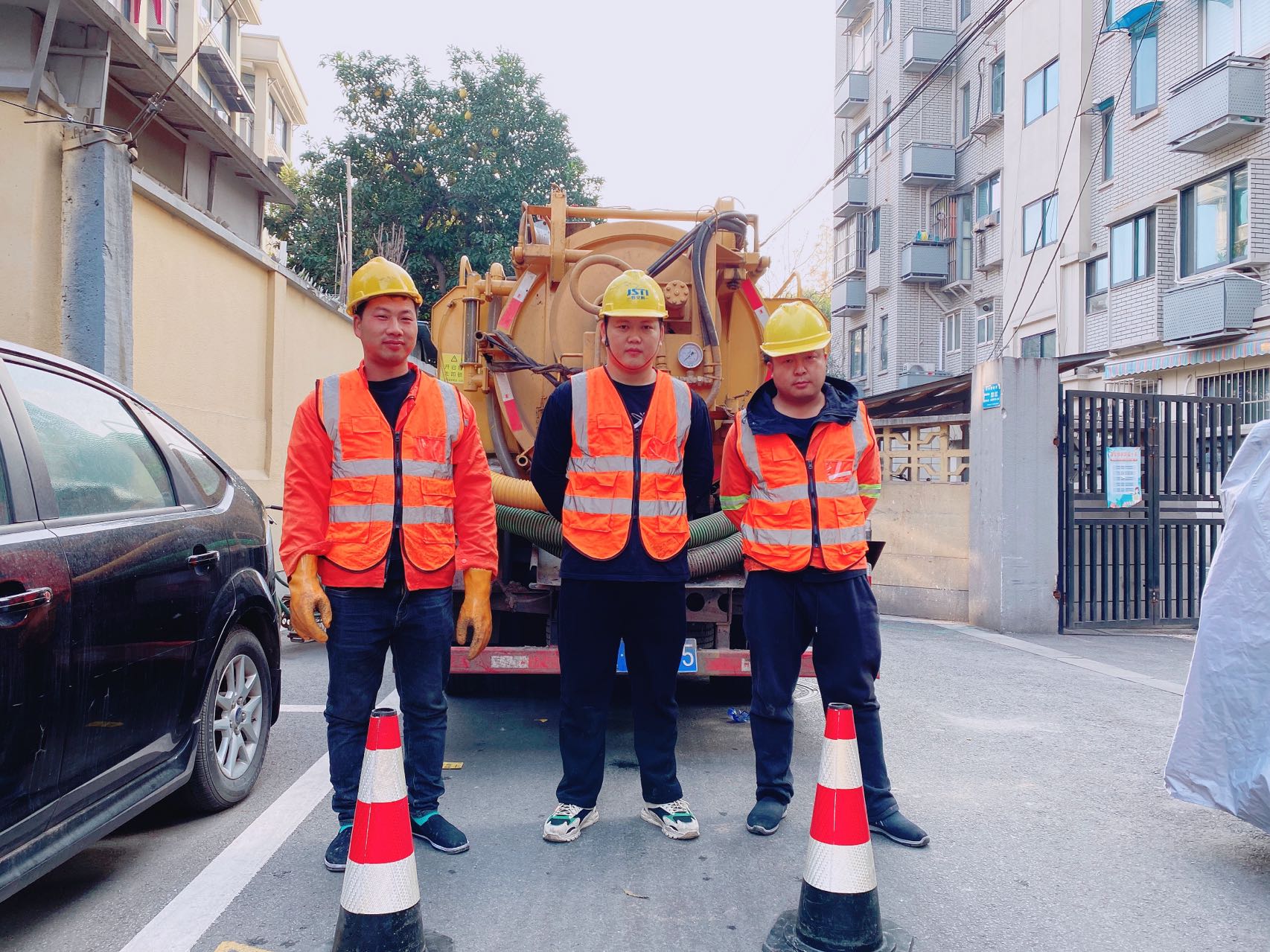 栖霞南京某小区管道清淤检测施工